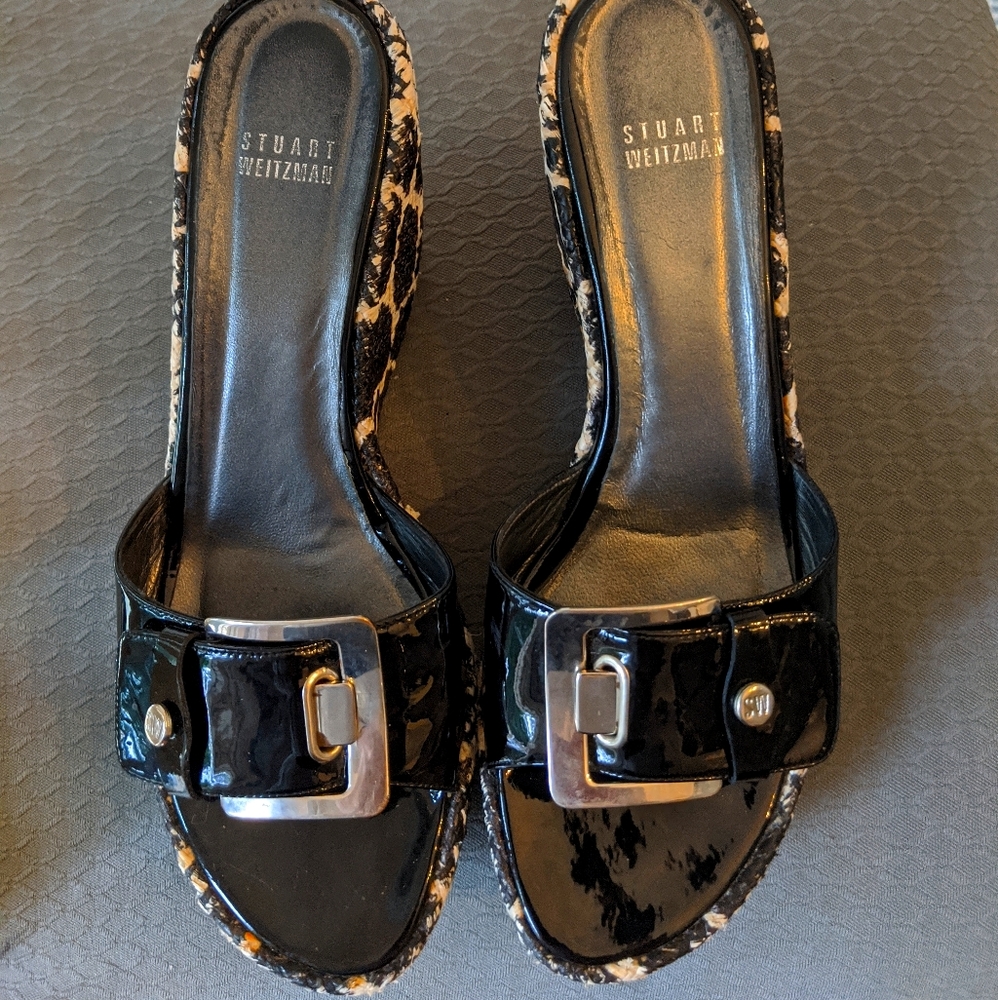 Stuart Weitzman Wedge Slides